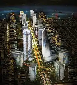 Rendition of Eko Boulevard in the Business District