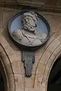 El Cid medallion (1733–34) at the Plaza Mayor, Salamanca