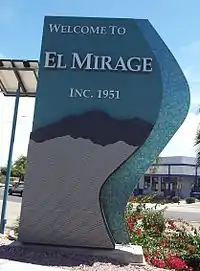 Entrance to the city of El Mirage