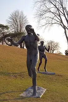 Elisabeth Frink, Flying Men, Odette Sculpture Park Windsor, Ontario