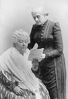 Image 13Elizabeth Cady Stanton (seated) and Susan B. Anthony (from History of feminism)