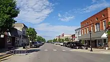 Downtown Elk Rapids on River Street.