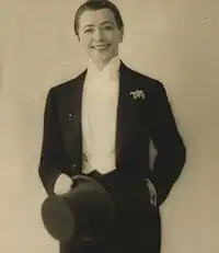 Ella Shields, in top hat and tails, Sydney, 1930 - 1933