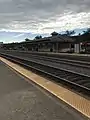 Wide shot of the south side of the station.