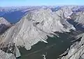 South aspect of Elpoca Mountain viewed from Mt. Rae