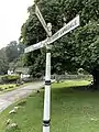 A road sign in Elterwater