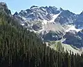 North aspect of Emerald Peak viewed from Emerald Park.