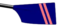 Image showing the rowing club's blade colours