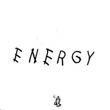 Handwritten text reading "ENERGY". At the bottom, two hands are clasped forming a prayer hand with a number "6" written next to it.