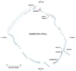 Map Enewetak