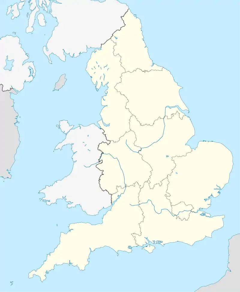 2017–18 Premiership Rugby is located in England