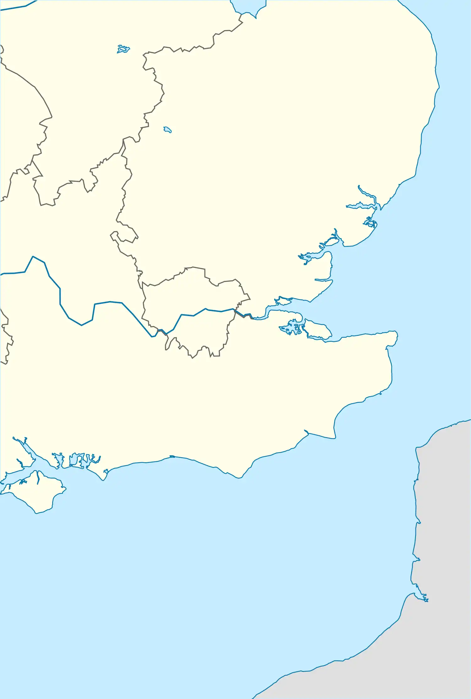 2012–13 Isthmian League is located in Southeast England