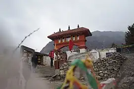 Entrance to the temple area