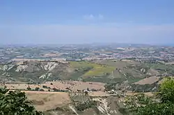 Teramo mainlain seen from Atri