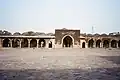 View of  East gate entry from inside the courtyard of Begumpur Masjid