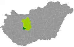 Enying District within Hungary and Fejér County.