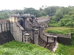 A diversion dam near Erattayar for supplying water to Idukki reservoir