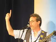 Litwin at a National Book Festival reading, August 2014