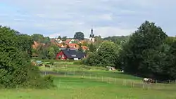 Ermershausen seen from the southwest