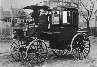 Image 262The first internal combustion omnibus of 1895 (Siegen to Netphen) (from Bus)