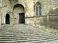 Steps leading to the Saló del Tinell and the Chapel of St. Agatha