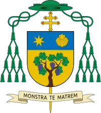 Celso Morga Iruzubieta's coat of arms