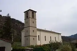 The church in Estoublon