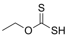 Ethyl xanthic acid molecule