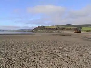 Looking towards the north and the point on the Kildavanan Point