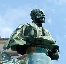 Bust of Eugène Fromentin the French painter and writer.