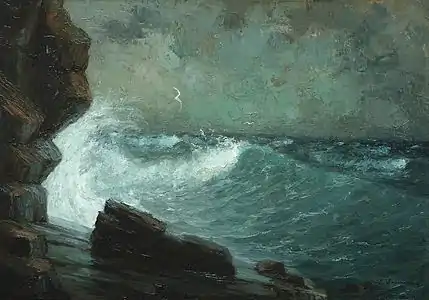 Cape Caliacra During a Storm