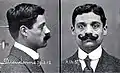 A mugshot of Dieudonné after his arrest