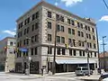 Eureka Building of the University of Pittsburgh, at the corner of Forbes Avenue and Halket Street.