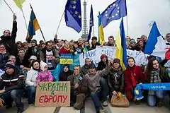 Euromaidan in Paris (24 November 2013)