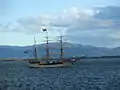 Europa sailing off Ushuaia, Argentina