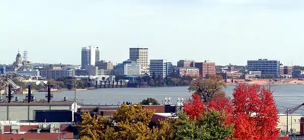 Evansville skyline