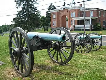 The 1885 lodge addition is in the background, right