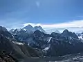 Everest, Lhotse and Makalu from the summit of Gokyo Ri