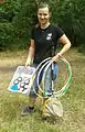 London Wildlife Trust staff with everything you need for pond dipping