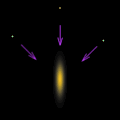 The posterior distribution of the solution is derived from the product of the distribution of propagating spherical surfaces. (See animation.)