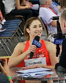 Swoboda at the 2016 indoor Pedro's Cup