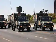 Electronic Warfare trucks