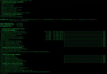 pacman, a CLI utility for Arch-based distributions