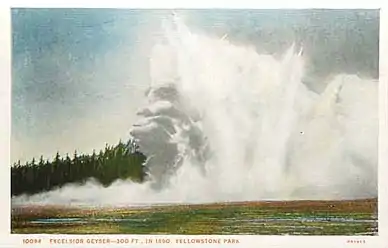 Postcard after F. Jay Haynes photo