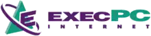 Exec PC Logo. A stylized triangle with a circle around it.