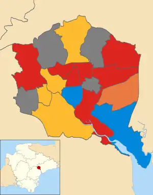 2004 results map