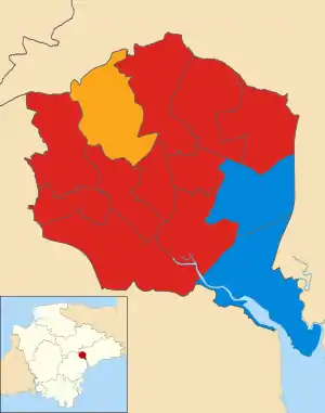 2018 results map