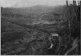 Open-pit lignite mine Șotânga-Mărgineanca, 1899