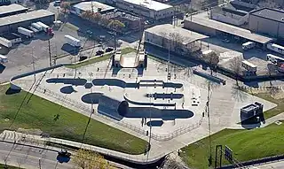 David Armstrong Extreme Park near downtown Louisville, Kentucky