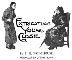 Illustration by Alfred Leete for "Extricating Young Gussie"